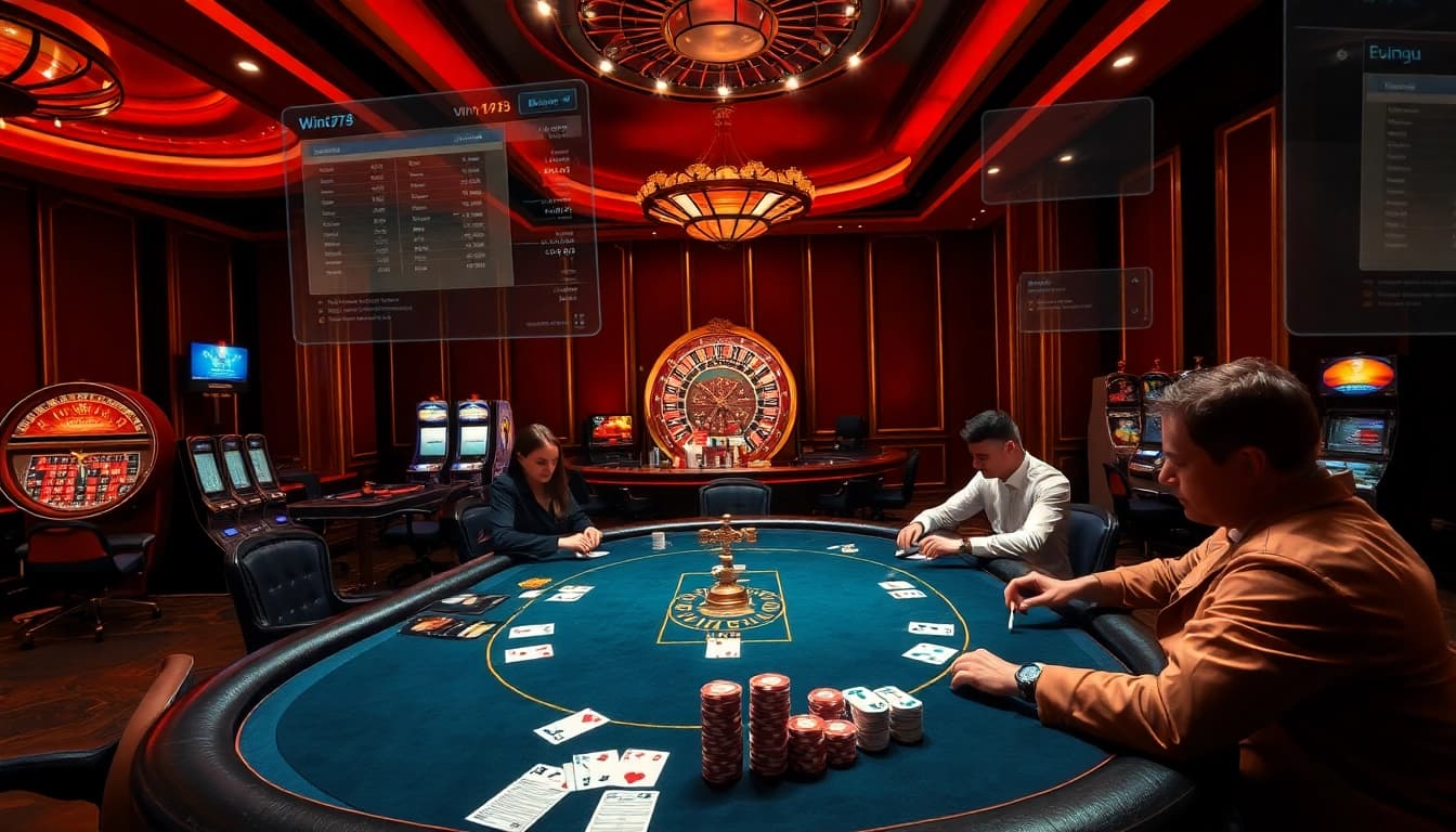 Engage with the captivating luxury of https://win678.ac/ featuring a high-stakes poker scene filled with excitement.