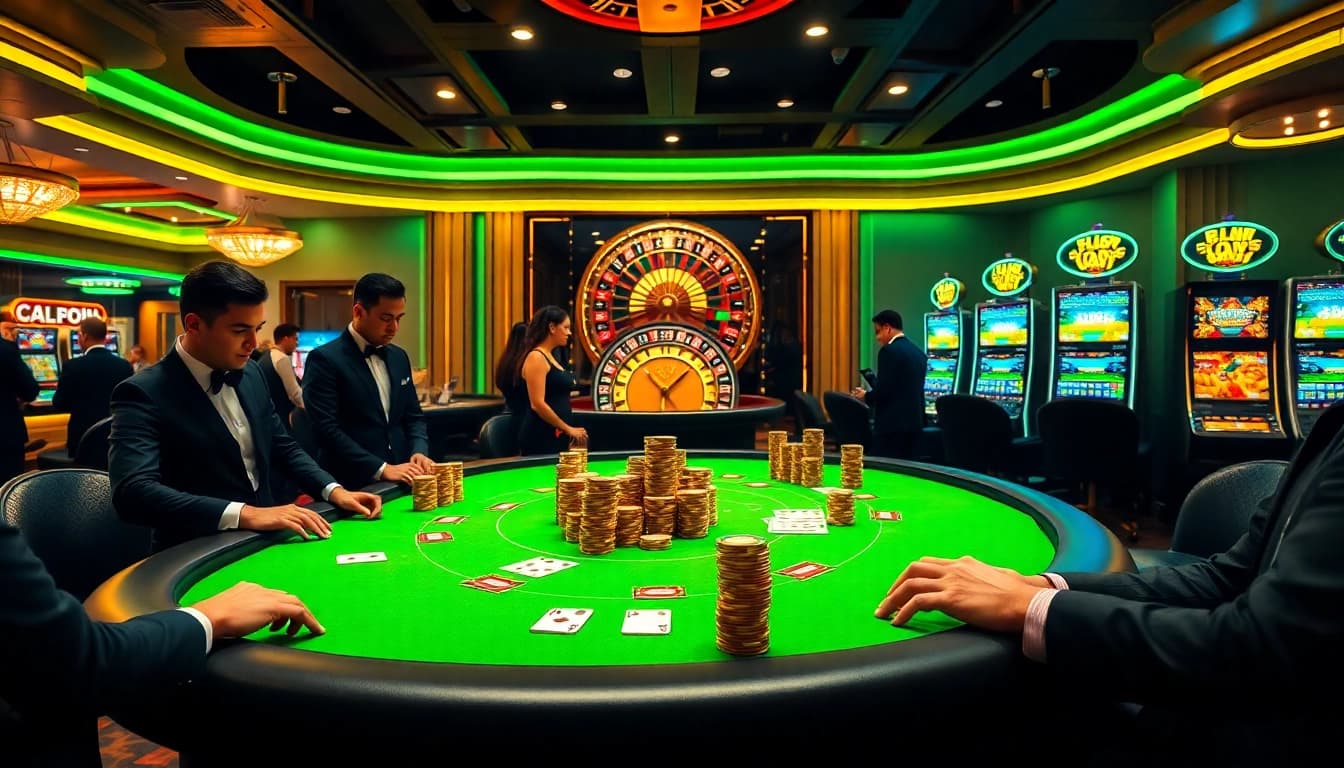 Gamble confidently with https://gg88.black/ in a vibrant casino scene full of excitement and luxury.