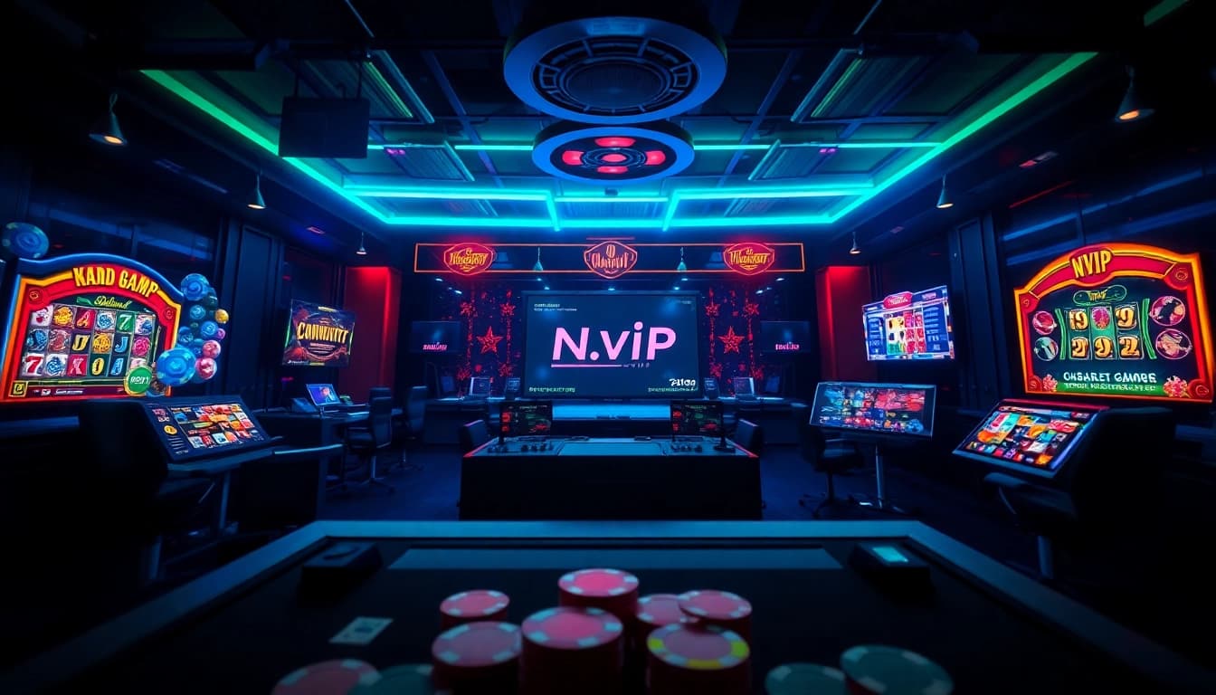 Engaging online gaming scene at https://nhatvip.support/, featuring card games and slots.