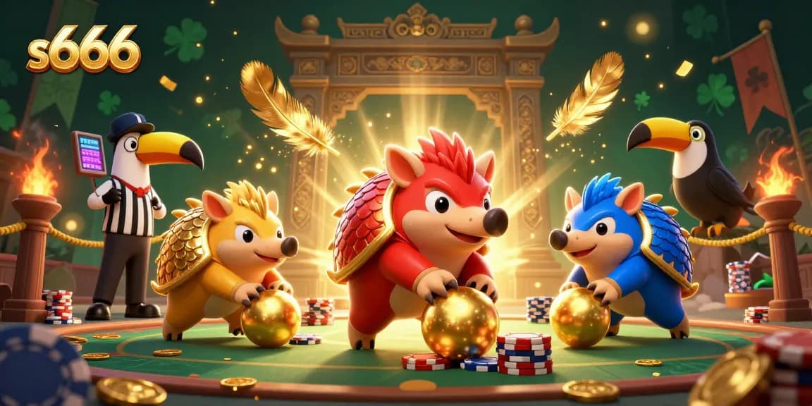 Experience thrilling gameplay at s666 featuring dynamic pangolins competing amidst casino excitement.