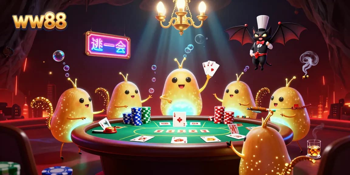 Engage with the captivating ww88 casino experience, illuminated by vibrant glowworms in action.