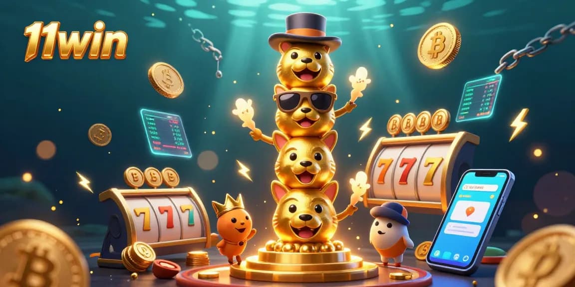 Engage in thrilling gaming at 11win with exciting slots, crypto elements, and vibrant visuals.