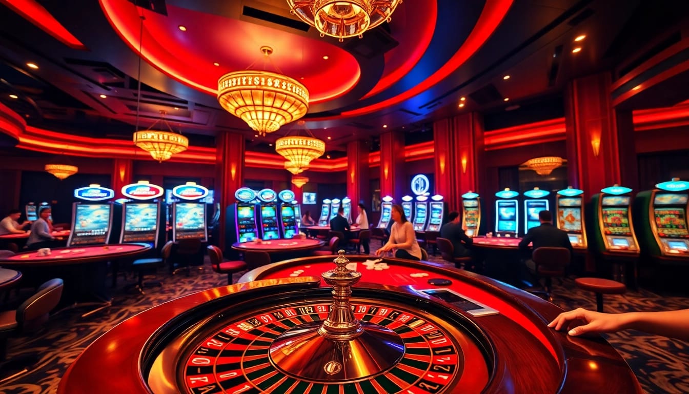 Experience the thrill of winning at Hit club's vibrant casino tables.