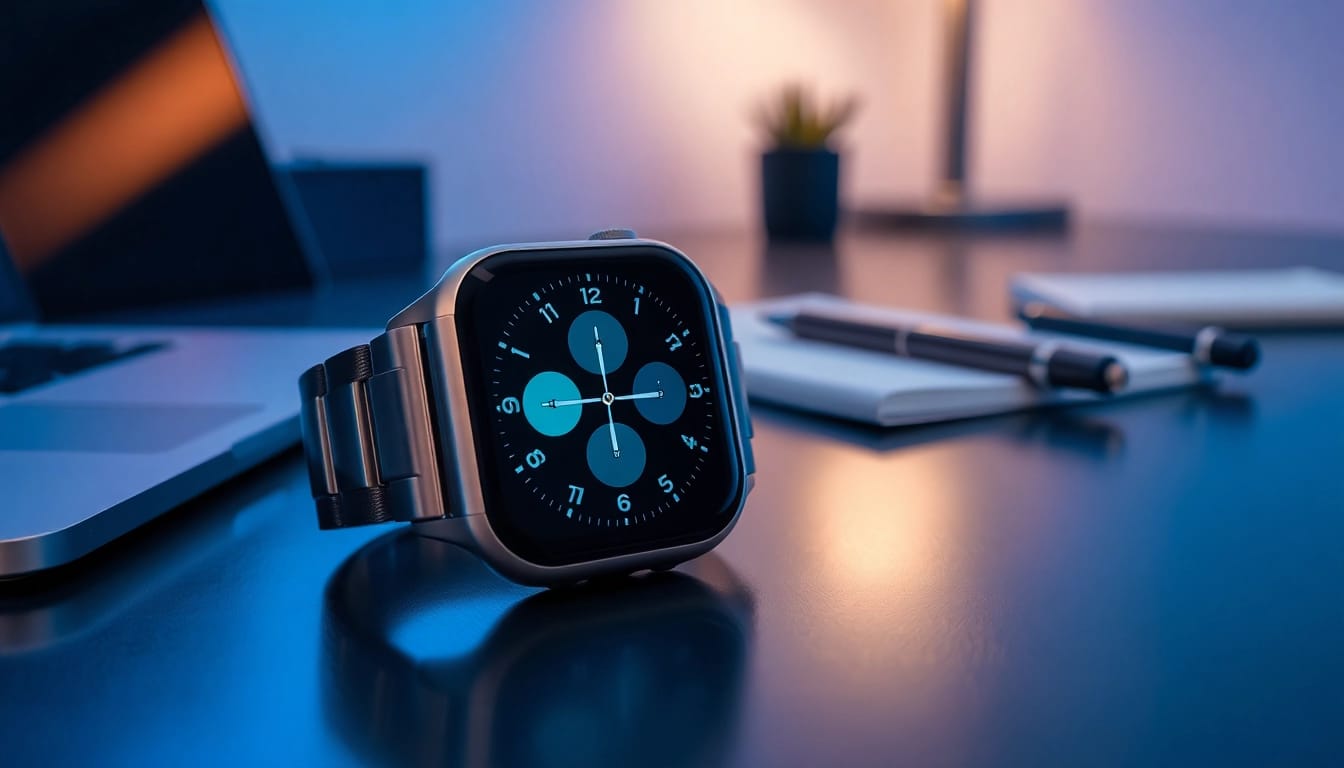 Apple Watch SE 2da generación mostrando su diseño elegante y su pantalla vibrante.