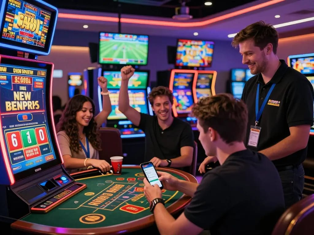 Exciting online gaming environment at SC88, showcasing players winning and engaging with mobile app in vibrant casino atmosphere.