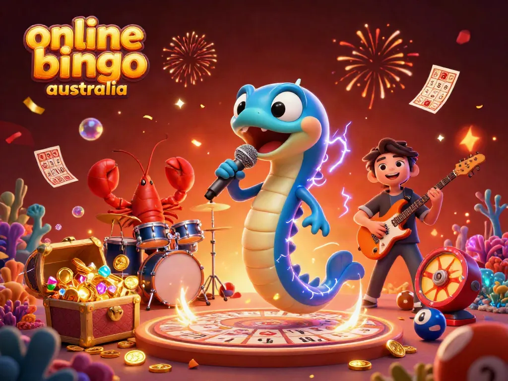 Experience thrilling online bingo in Australia with this vibrant underwater bingo scene.