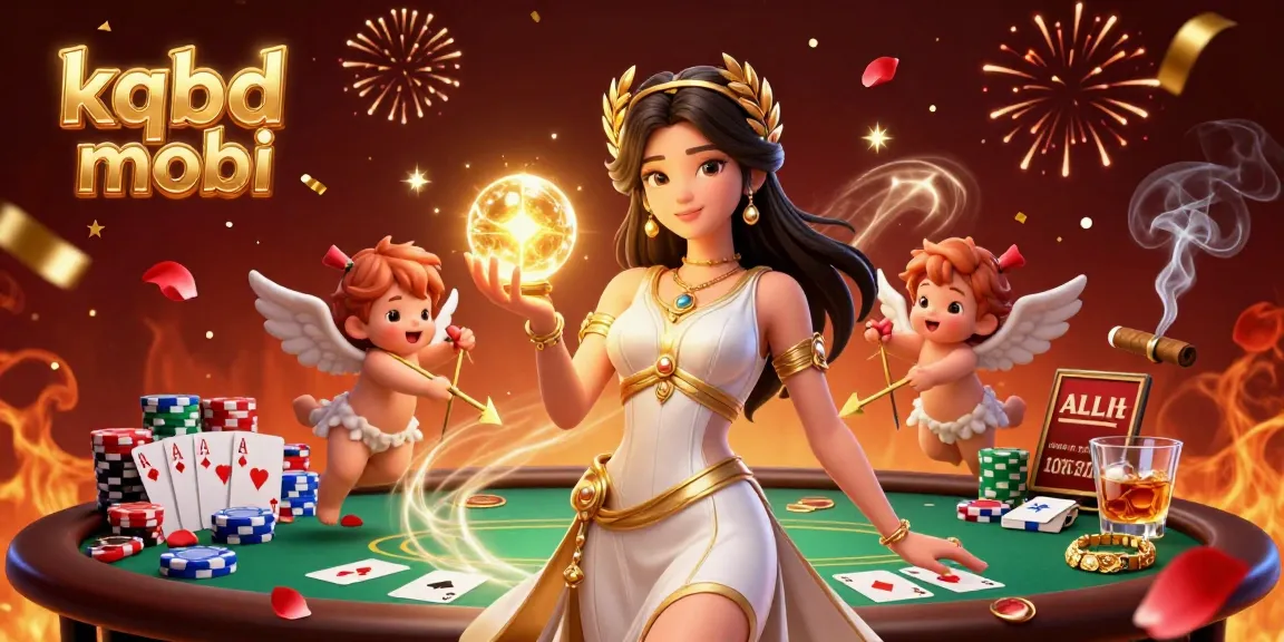 Engage with kqbd mobi - a vibrant casino scene filled with celebration, poker action, and stunning details.