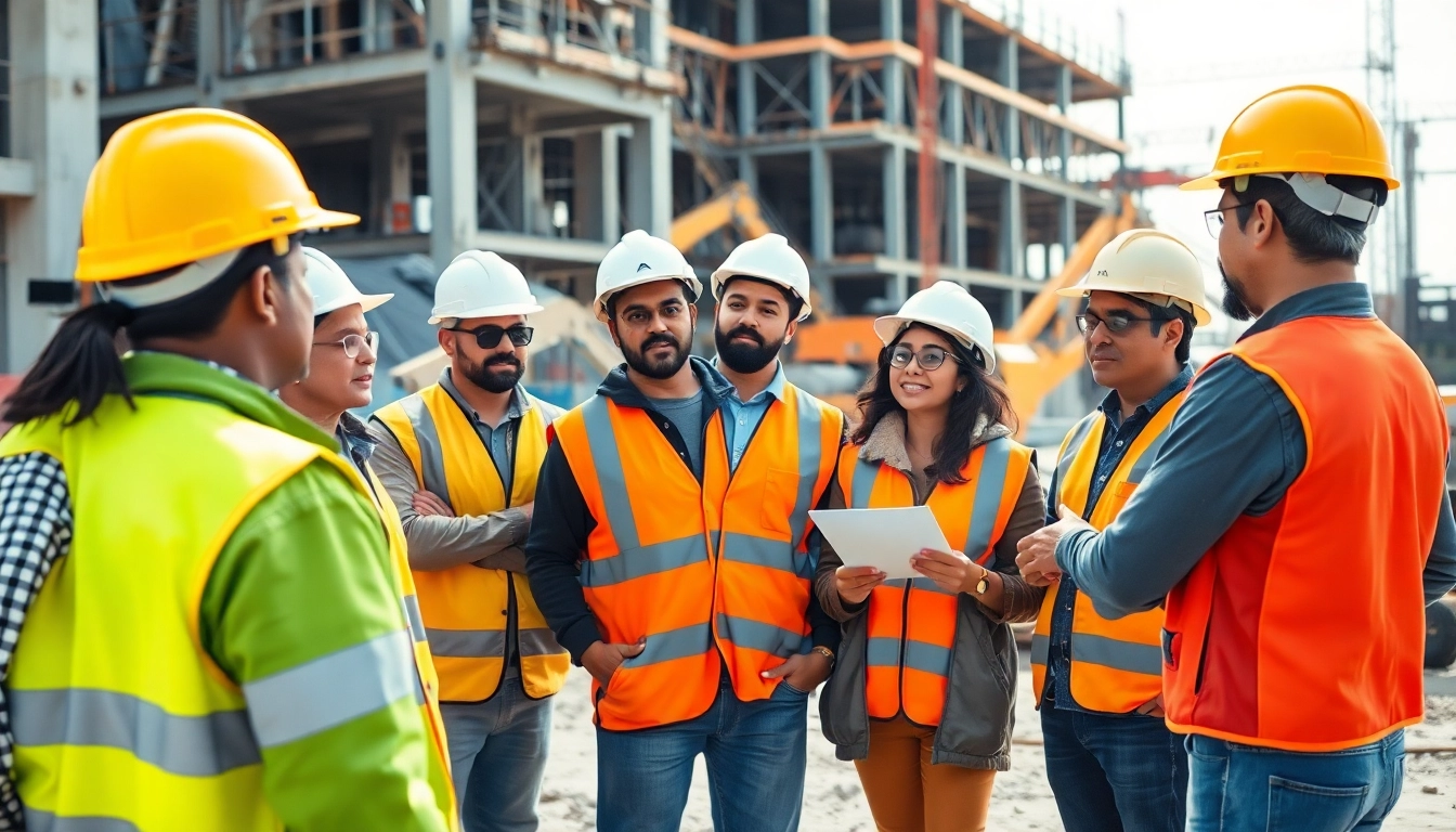 Engaging construction safety training session promoting safe practices in the industry.