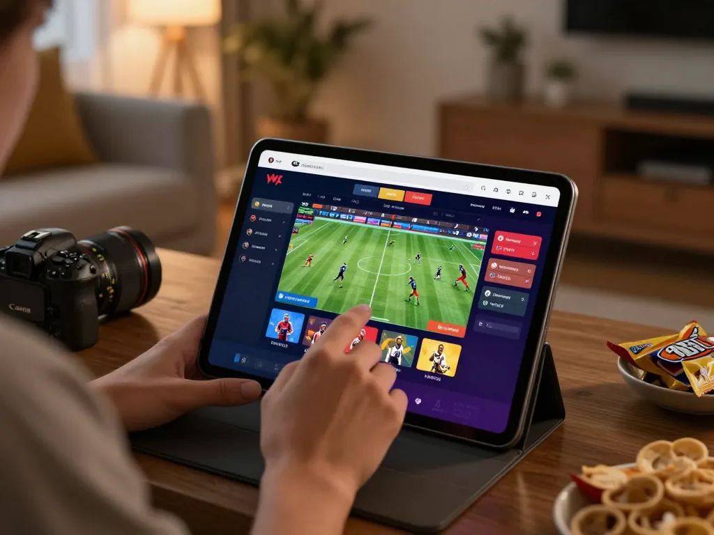 Kèo nhà cái hôm nay displayed on sports betting app, user engaged in live match wagering.