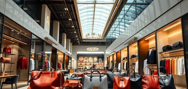 레플리카쇼핑몰에서 고급스러운 상품을 선보이는 세련된 쇼핑 공간