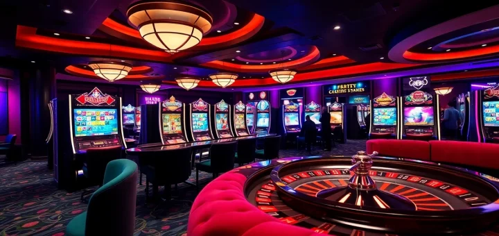 Experience the thrill of crypto online casinos with vibrant slot machines and poker tables.